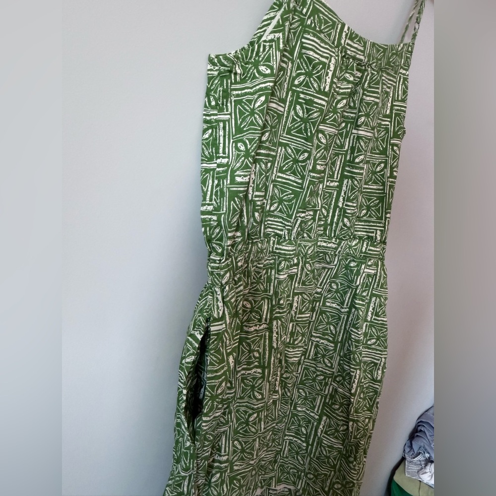 Fresh Green Patterned Mini Dress - Picture 5 of 5